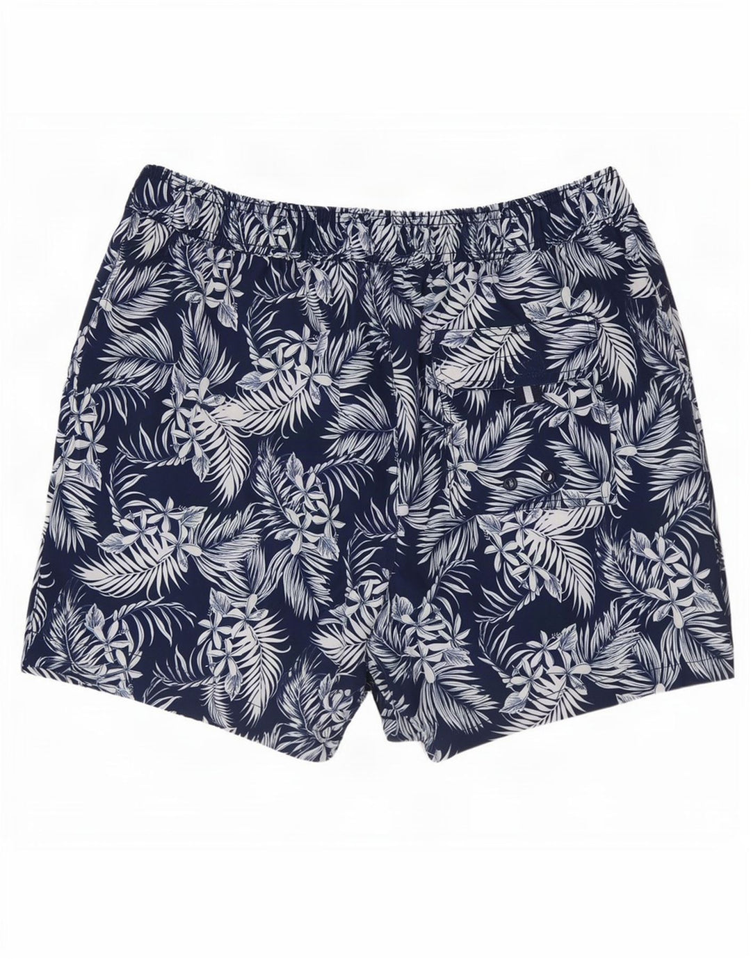 Crew Clothing Pantaloni scurți de înot pentru bărbați, medii, bleumarin, florale