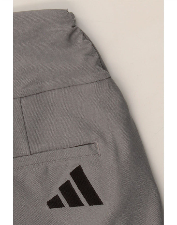 ADIDAS Womens Tracksuit Trousers UK 14 Medium Grey Polyester Vintage Adidas and Second-Hand Adidas from Messina Hembry 