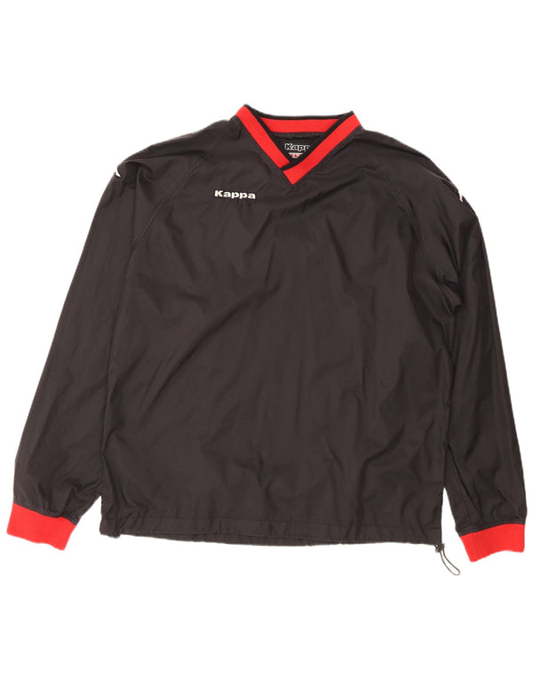 Trening KAPPA Pulover pentru bărbați Top 2XL, negru, poliester color bloc