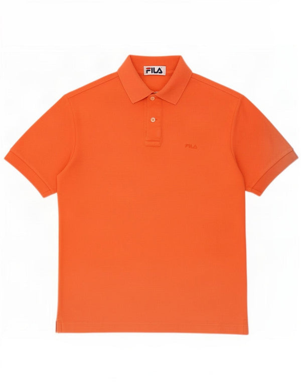 Tricou Polo Fila Bărbați XS Bumbac Portocaliu