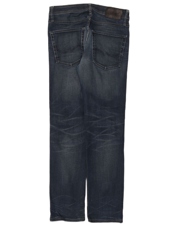 Blugi drepți pentru bărbați Jack & Jones W32 L32 Bumbac albastru