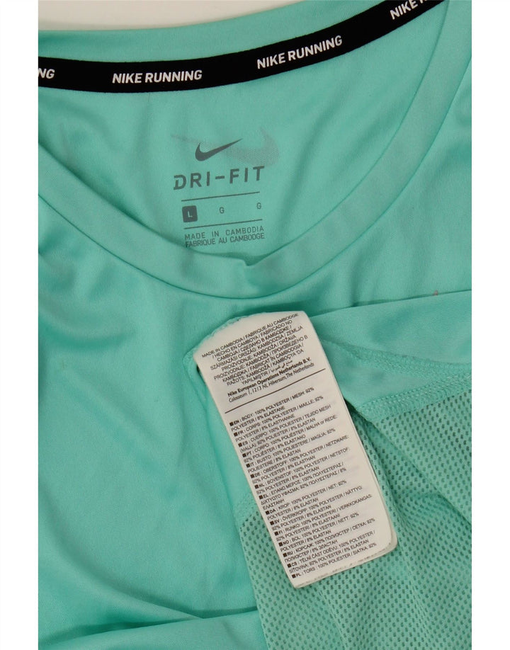 Vesta Nike Dri Fit pentru femei UK 14, mare, verde, poliester