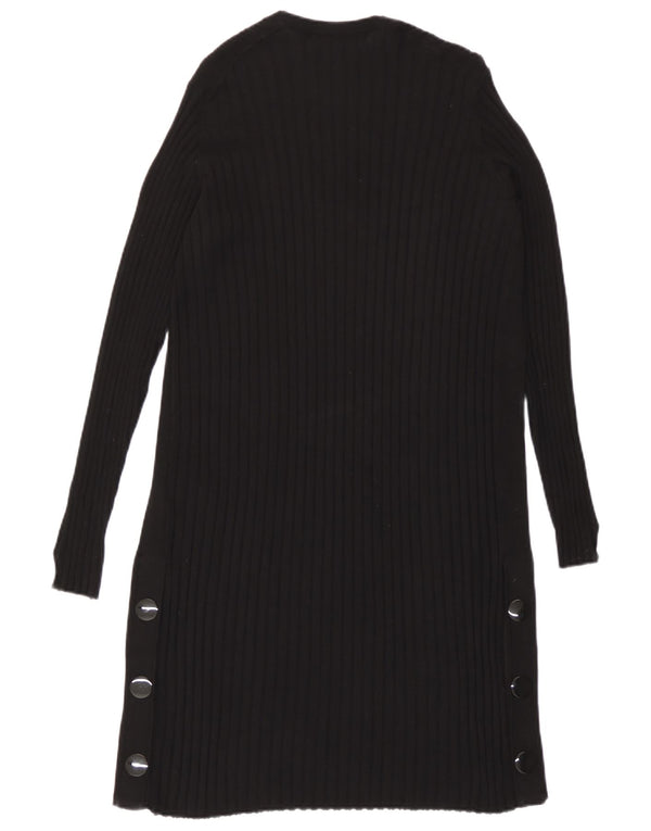 Pulover cardigan deschis pentru femei Marks & Spencer UK 10 Mic Negru