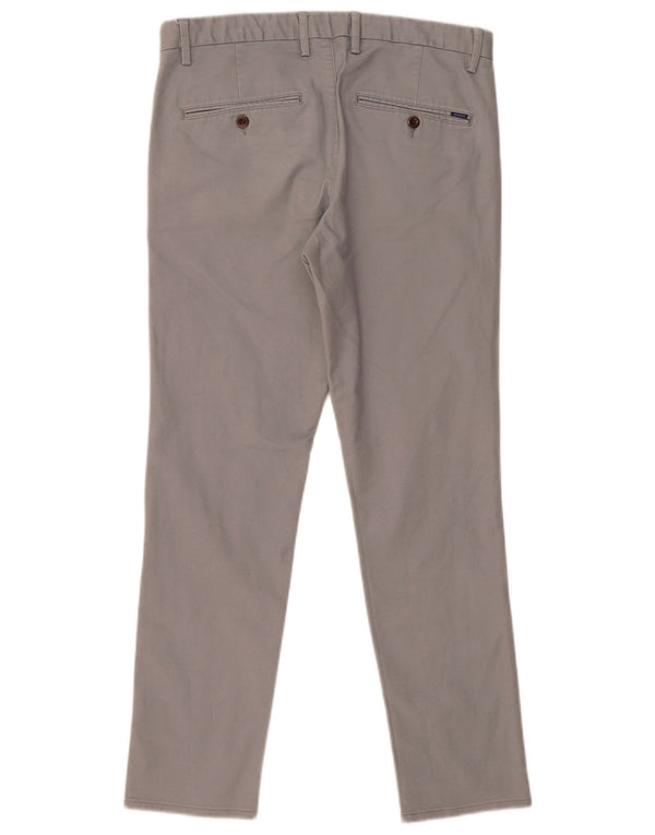 Pantaloni chino pentru bărbați GANT Hallden Slim, L32 L30, bumbac gri
