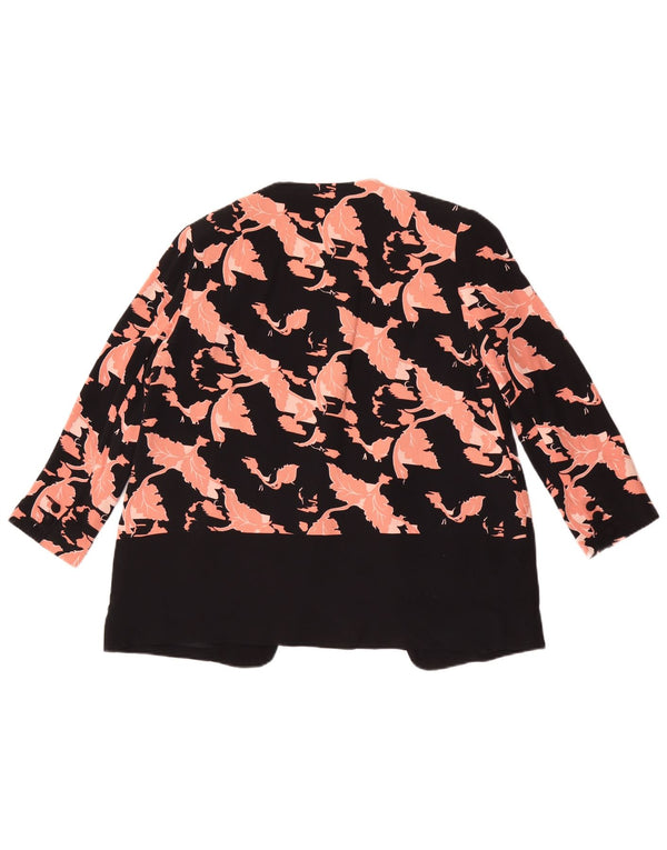 Jachetă Blazer pentru damă French Connection, cu ajustare largă, UK 8, Negru, Floral