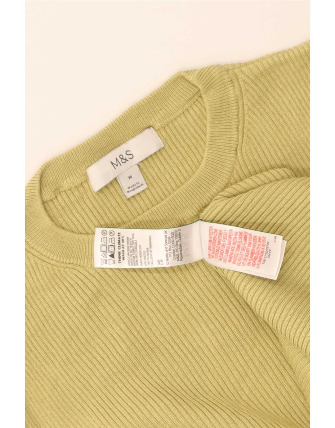 Tricou pentru femei Marks & Spencer Top UK 12 Medium Green Viscose