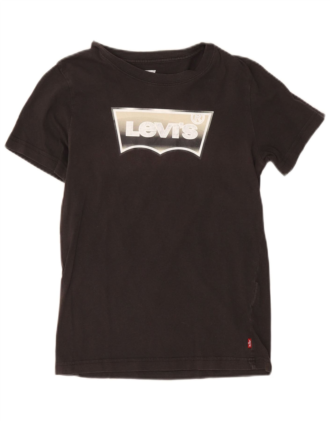 Tricou grafic Levi's pentru baieti Top 11-12 ani bumbac negru