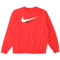 Hanorac grafic pentru bărbați Nike Pulover, bumbac roșu mediu