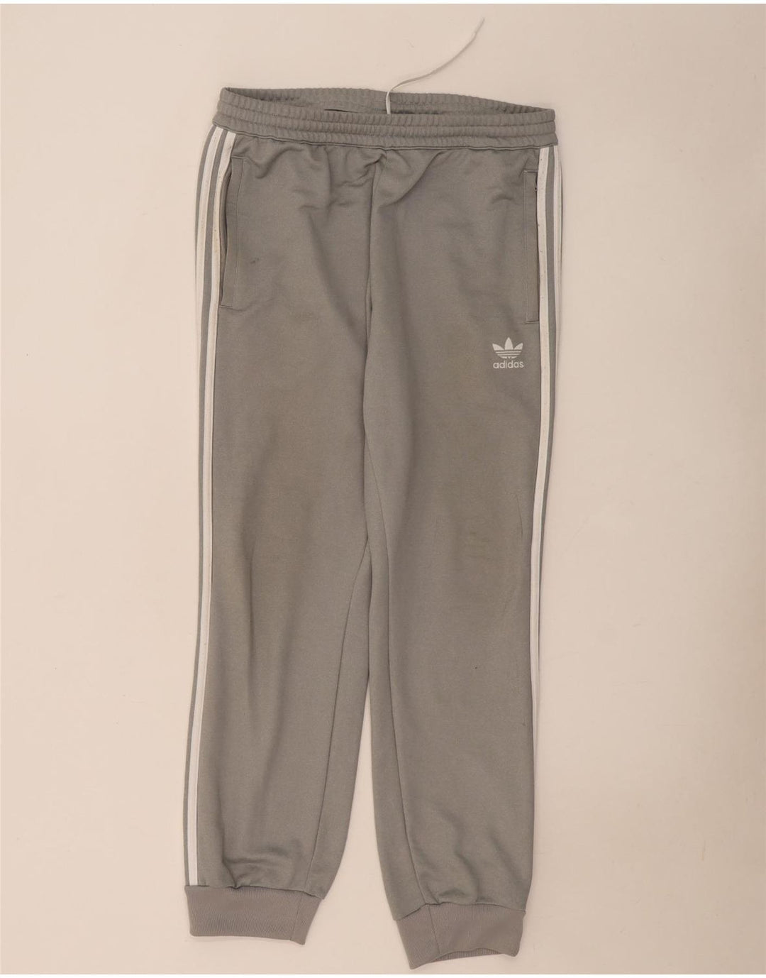 Pantaloni de trening Adidas pentru bărbați Joggeri mari, gri, poliester