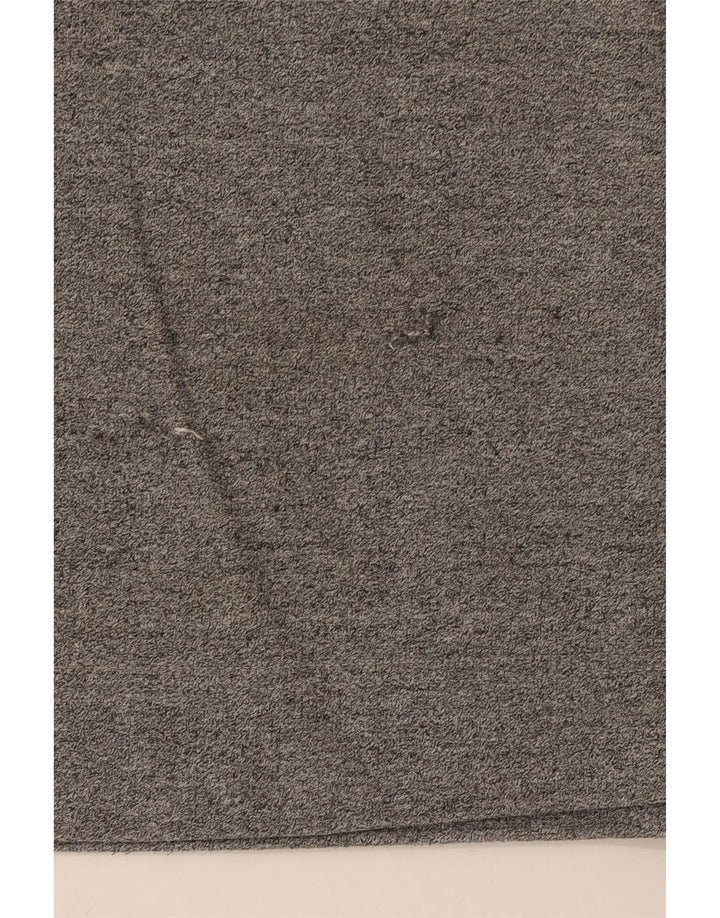 Pulover Reebok pentru femei, supradimensionat, cu fermoar, cu gât, EU 36, bumbac, gri mic