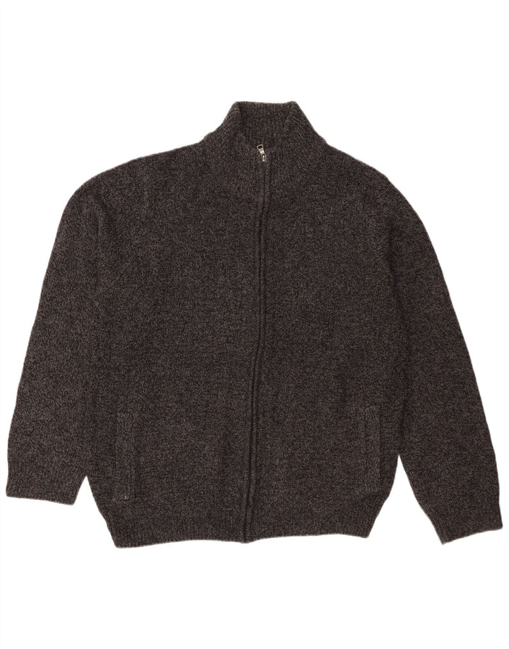 Pulover cardigan pentru bărbați Marks & Spencer, mare, gri acrilic