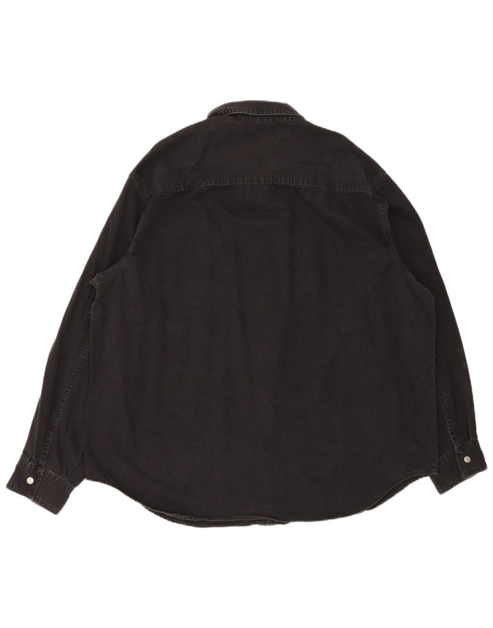 Cămașă de blugi Levi's pentru bărbați, bumbac negru 2XL