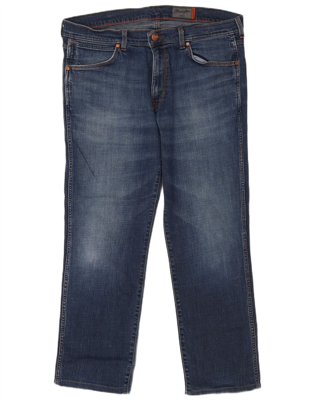 Blugi drepti pentru bărbați Wrangler W38 L29 bleumarin