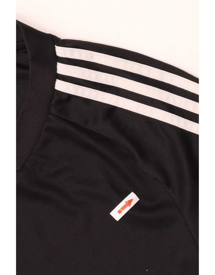 Tricou Adidas Climacool pentru bărbați Top mic poliester negru