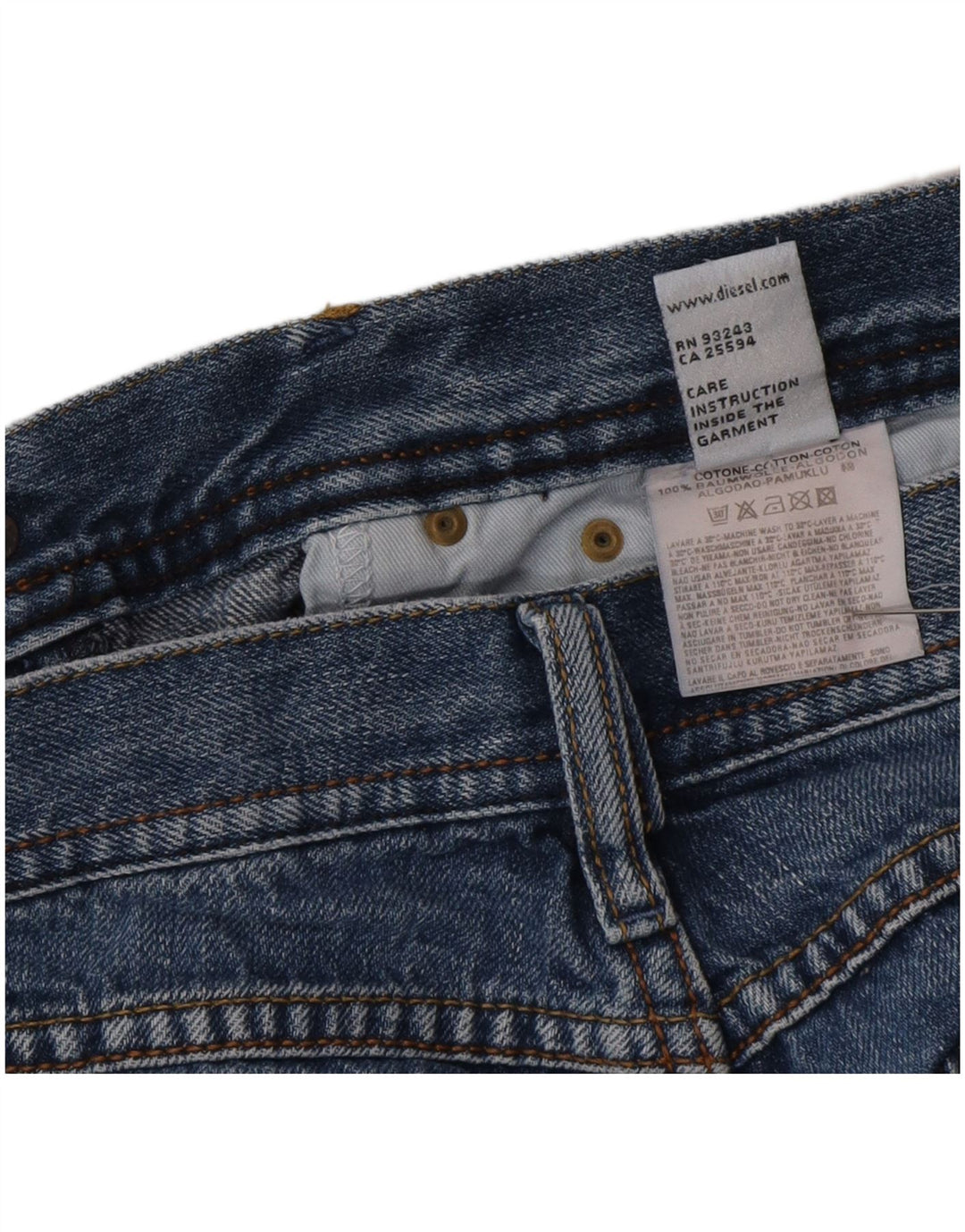 Jeans Bootcut pentru femei Diesel W28 L30 Bumbac albastru