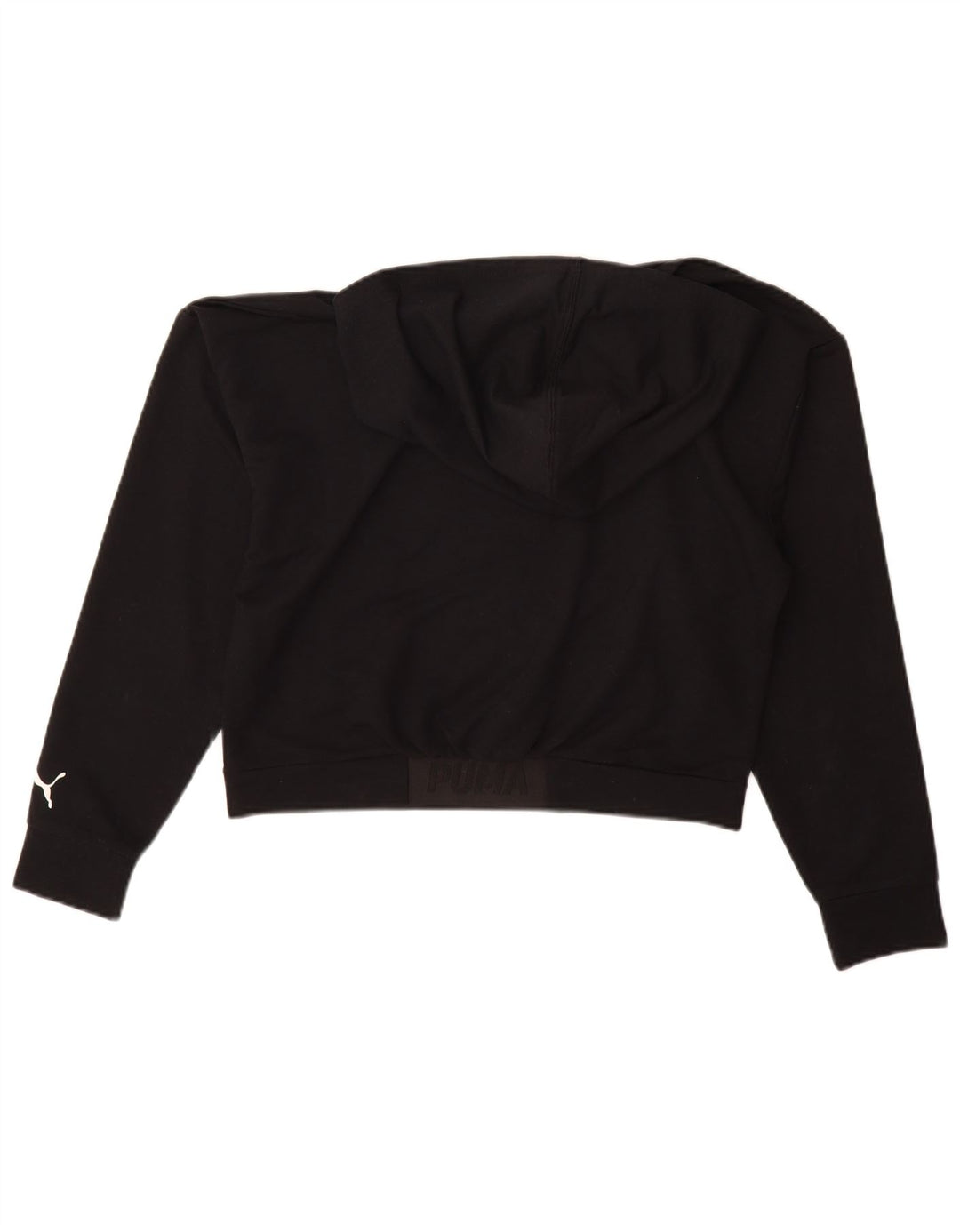 Pulover pentru femei Puma Graphic Oversized Hoodie UK 10 Poliester negru mic