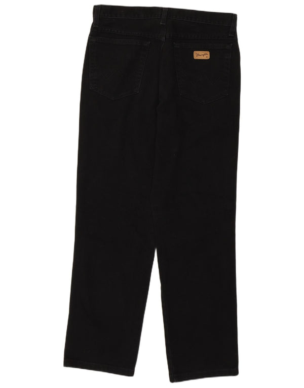 Blugi drepti pentru bărbați Wrangler W32 L30 negri