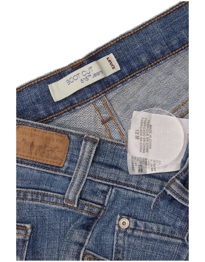 Jeans Levi's 515 Bootcut pentru femei US 12 mare W34 L31 bumbac albastru