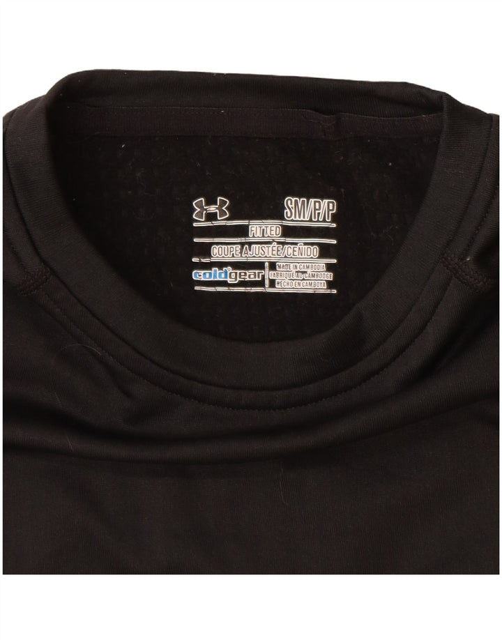 Under Armour Cold Gear Top cu mânecă lungă pentru femei UK 10, poliester negru mic