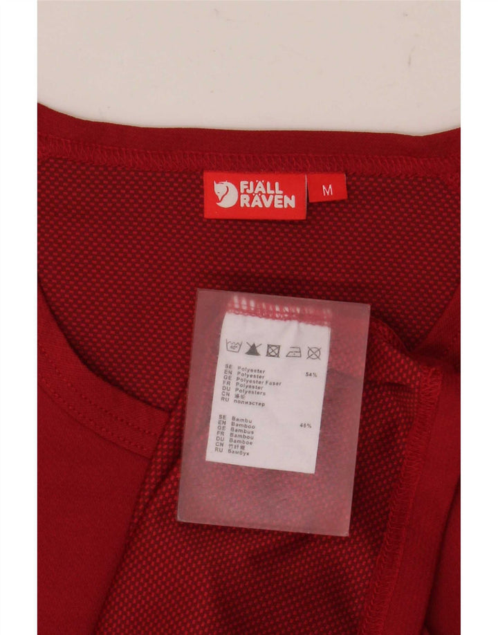 Tricou pentru femei Fjall Raven Top UK 14 Medium Burgundy Poliester