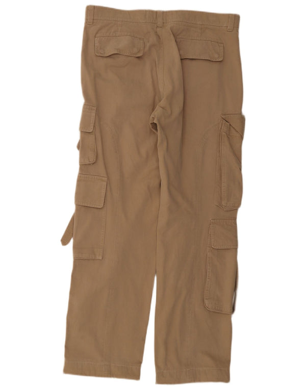 Gazzarrini pantaloni drepti pentru bărbați cargo IT 52 XL W34 L32 bej bumbac