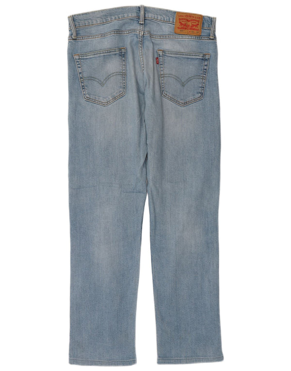 Blugi drepti pentru bărbați Levi's 504 W33 L32 Bumbac albastru