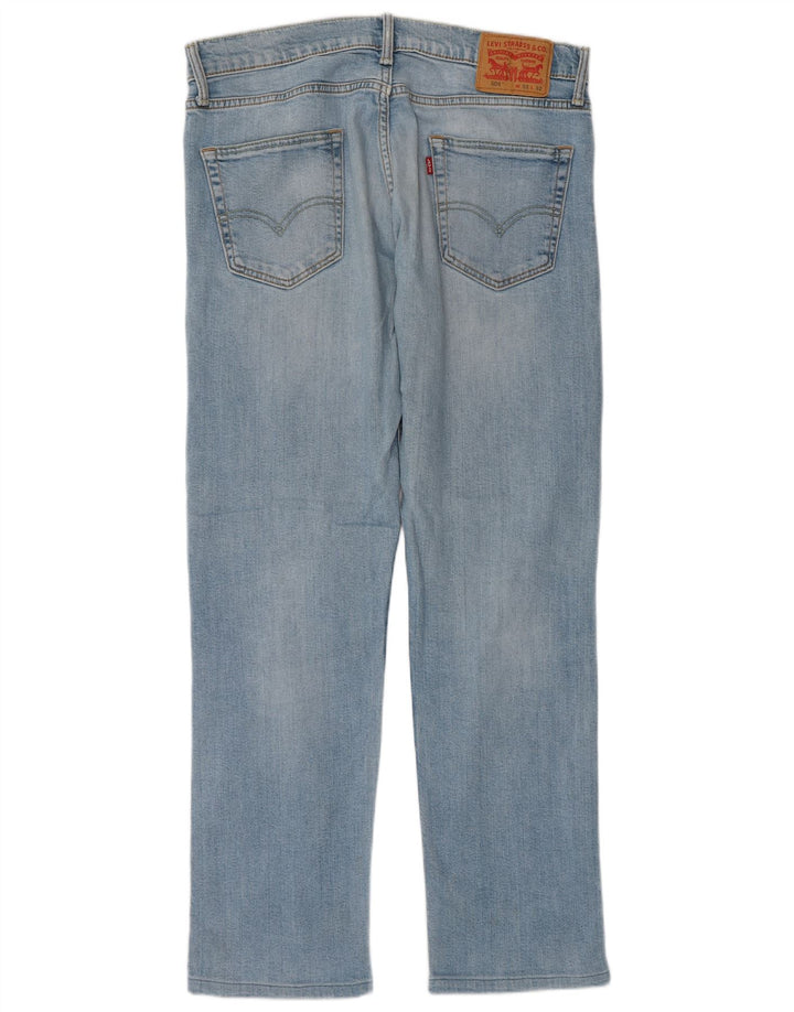 Blugi drepti pentru bărbați Levi's 504 W33 L32 Bumbac albastru