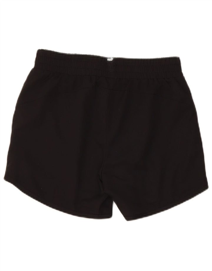 Pantaloni scurti sport Puma fete 13-14 ani poliester negru