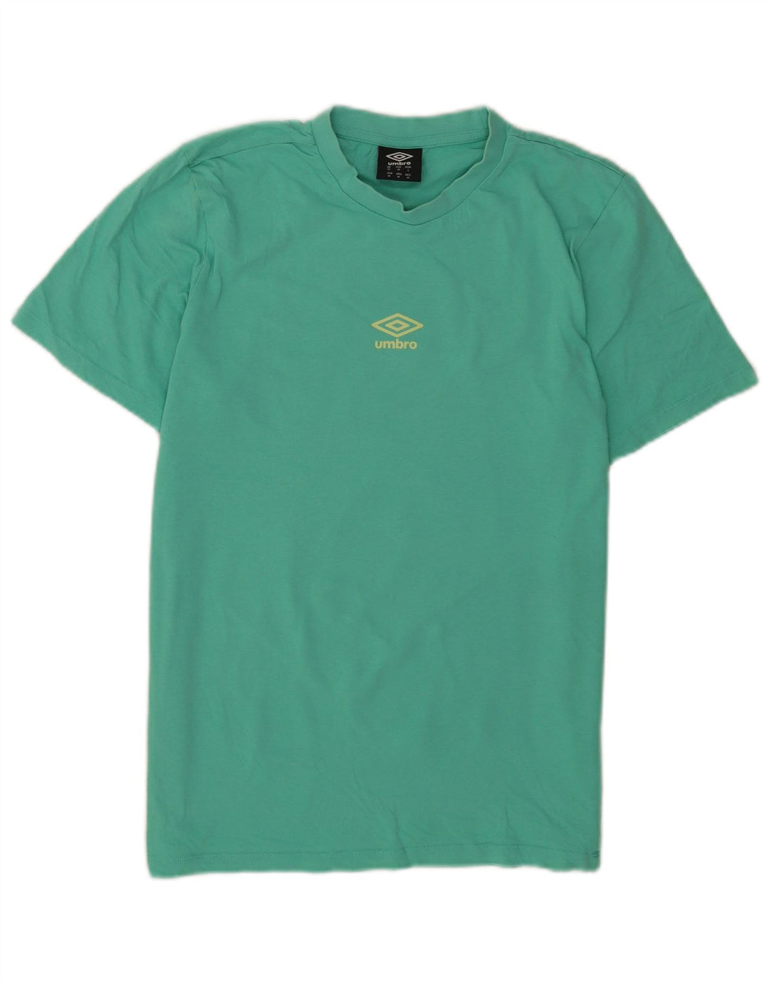 Tricou grafic pentru bărbați Umbro Top din bumbac verde mediu