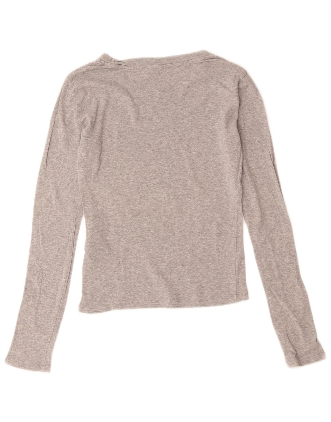 Top femei Levi's cu mânecă lungă UK 2 2XS bumbac gri