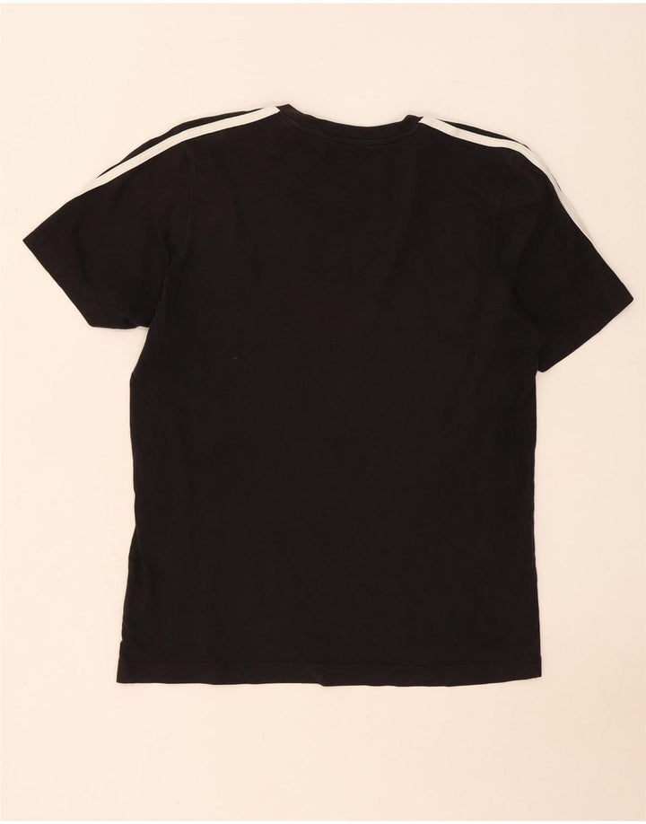 Tricou pentru bărbați Adidas Top Mediu Negru Bumbac