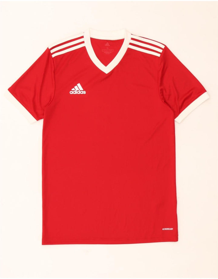 Tricou Adidas Aeroready pentru bărbați Top mic poliester roșu