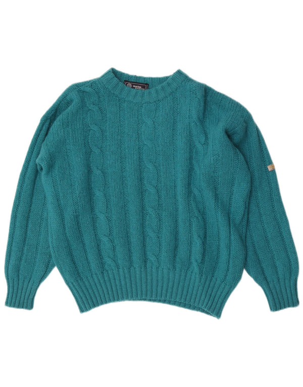 Marina Yachting Pulover pentru damă cu gât crew pulover UK 20 2XL Lână albastră
