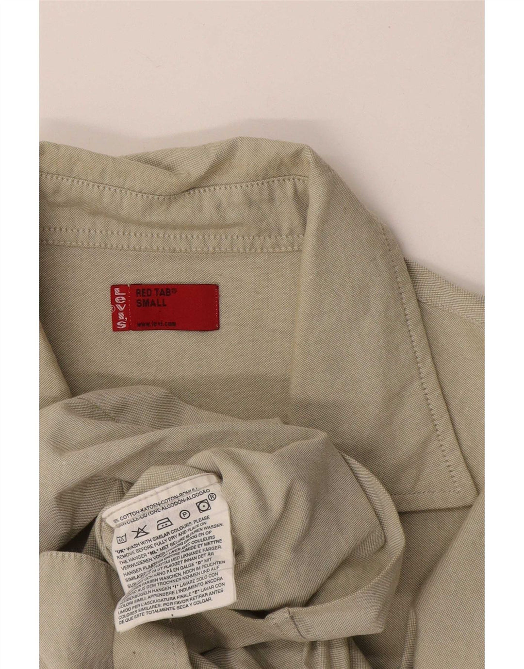 Cămașă cu mânecă scurtă Levi's pentru bărbați, bumbac, bej