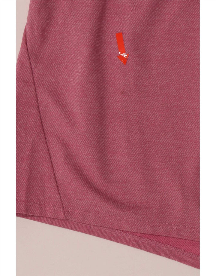 Pantaloni scurți sport Nike Dri Fit pentru femei UK 14 Poliester roz mediu