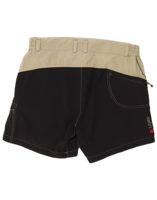 Mello's Pantaloni scurți cargo pentru bărbați W32 Medium Bej Poliamidă color bloc