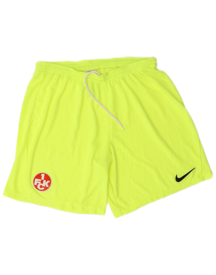 Pantaloni scurți sport grafic Nike pentru bărbați XL, poliester galben