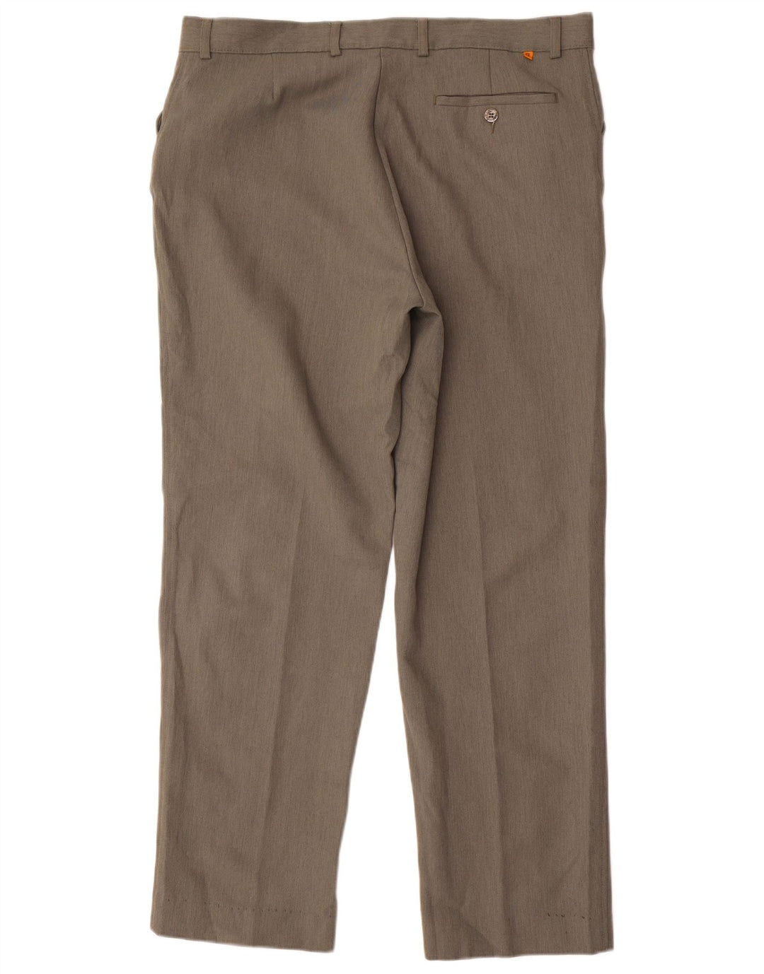 Farah Pantaloni Drepți Casual Bărbați L38 L31 Kaki Poliester