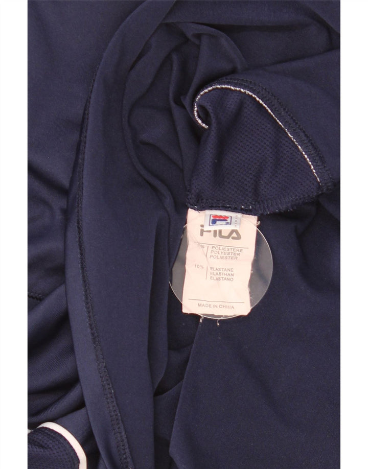 Tricou pentru femei Fila Top UK 14 Medium Bleumarin Poliester