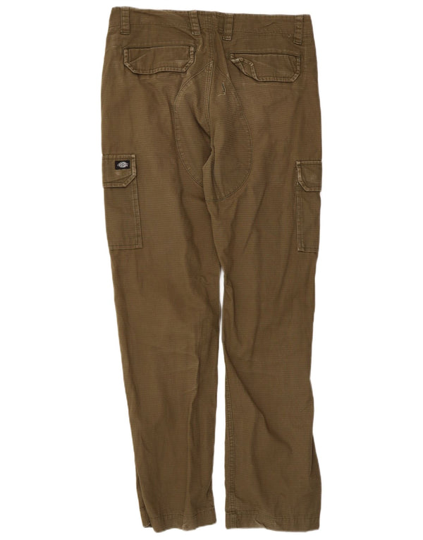 Pantaloni cargo drepti pentru bărbați Dickies L32 L32 bumbac cu dungi kaki