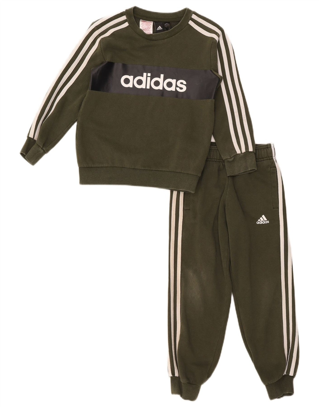 Trening complet pentru băieți Adidas 6-7 ani bumbac kaki