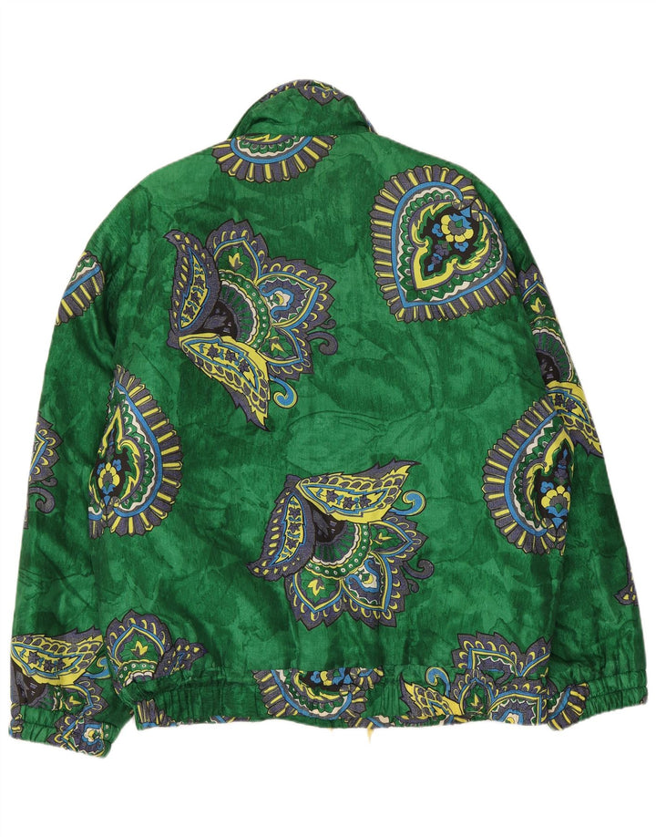 Jachetă Anorak cu grafică HEAD pentru bărbați UK 40 Large Green Paisley