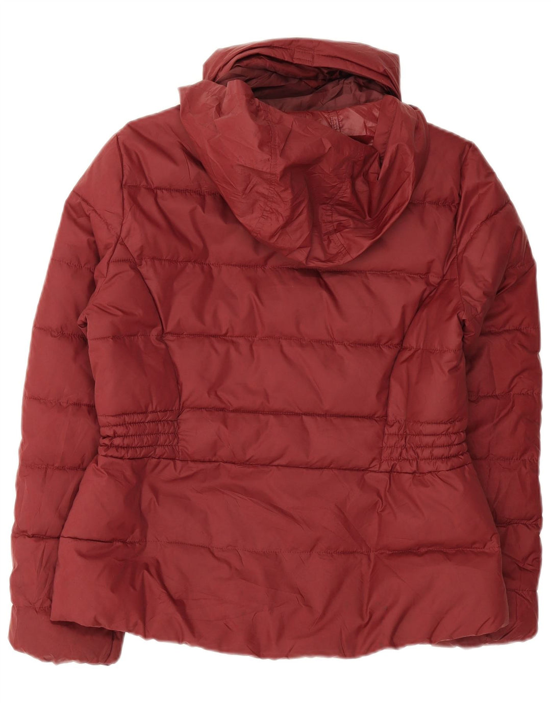 Jachetă căptușită cu glugă pentru femei Marks & Spencer UK 12 Medium Burgundy Poliester