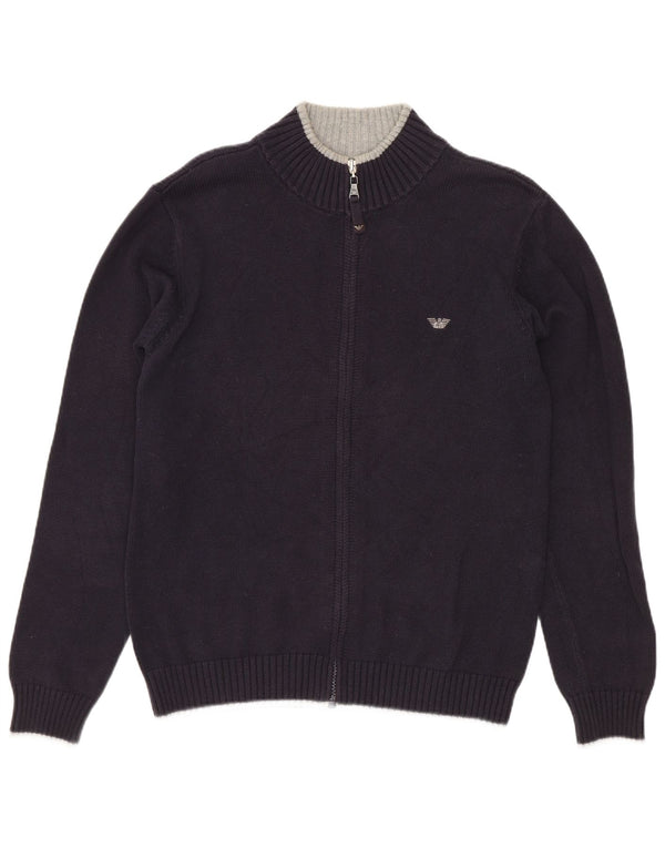 Pulover Cardigan Armani Teen Boys 13-14 Ani Bleumarin