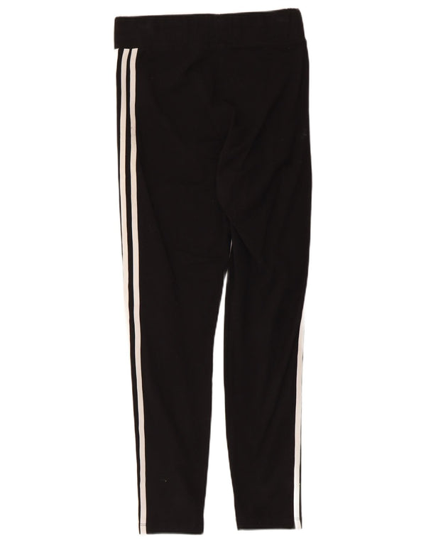 Leggings pentru femei Adidas UK 12, bumbac mediu negru