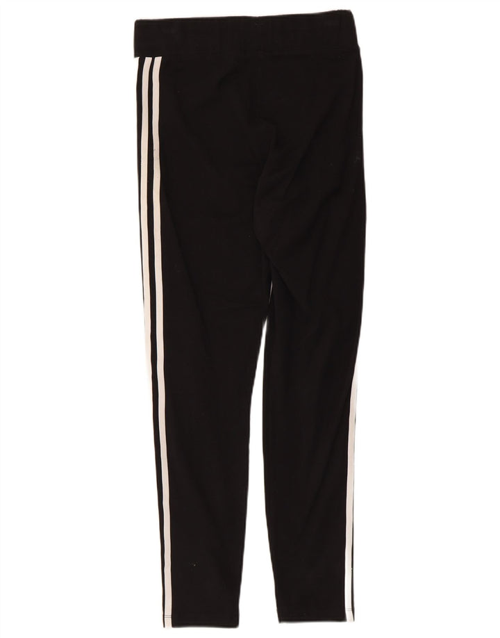 Leggings pentru femei Adidas UK 12, bumbac mediu negru