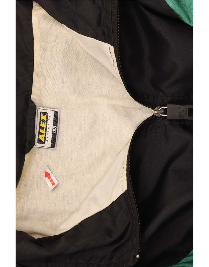 Jachetă de trening pentru bărbați ALEX, 2XL, neagră, poliamidă bloc de culoare
