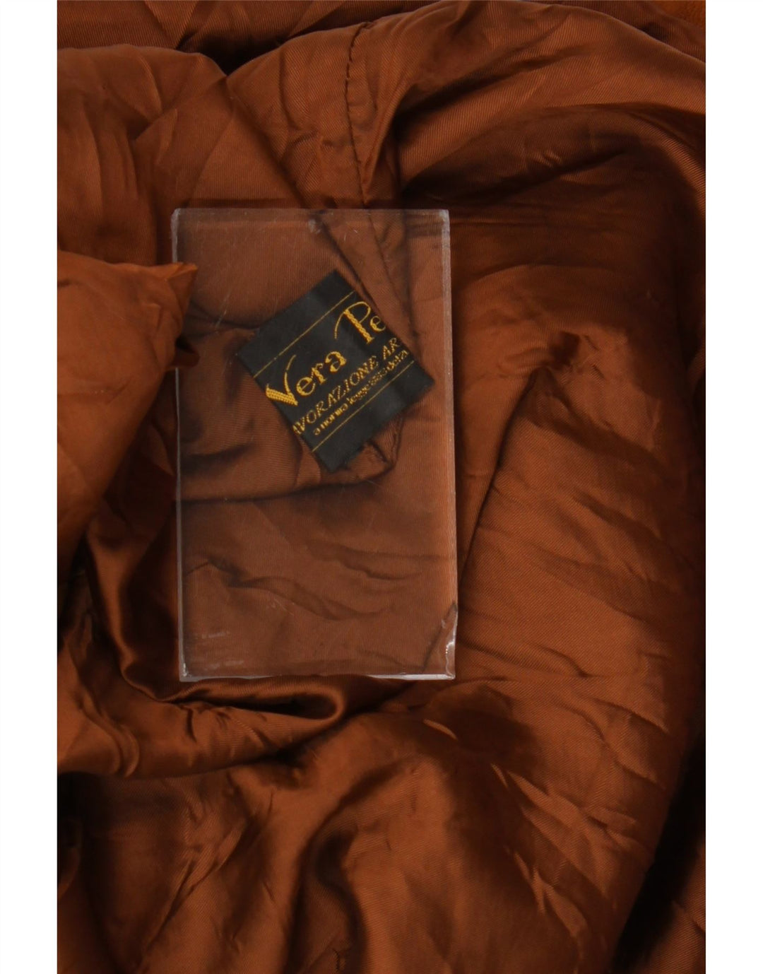 LAVORAZIONE ARTIGIANA Jachetă pentru bărbați din piele intoarsa UK 42 XL din piele maro