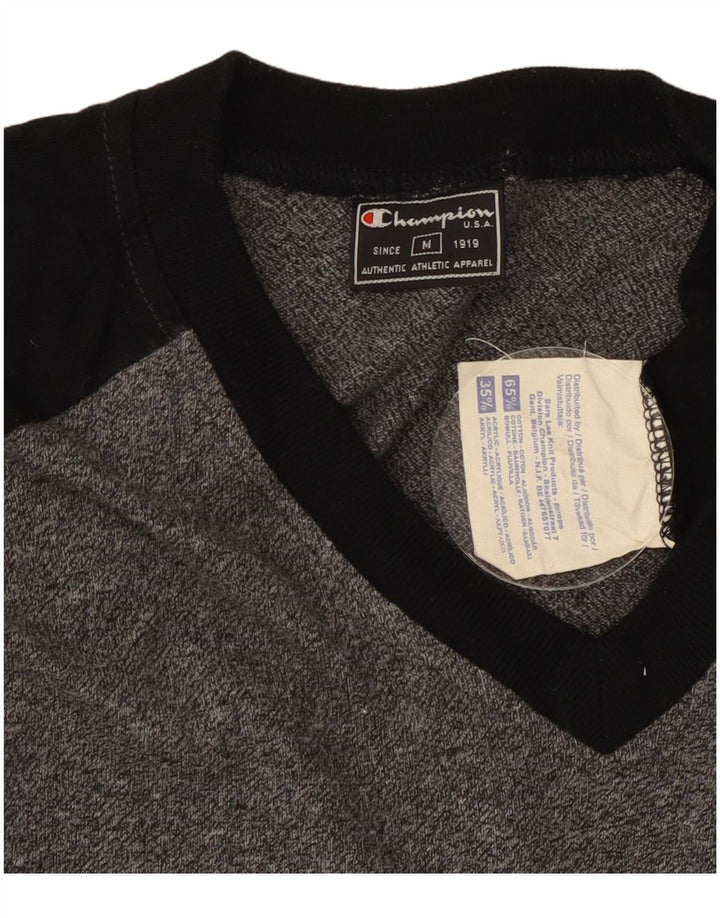 Tricou pentru bărbați Champion Top Medium Gri din bumbac color bloc