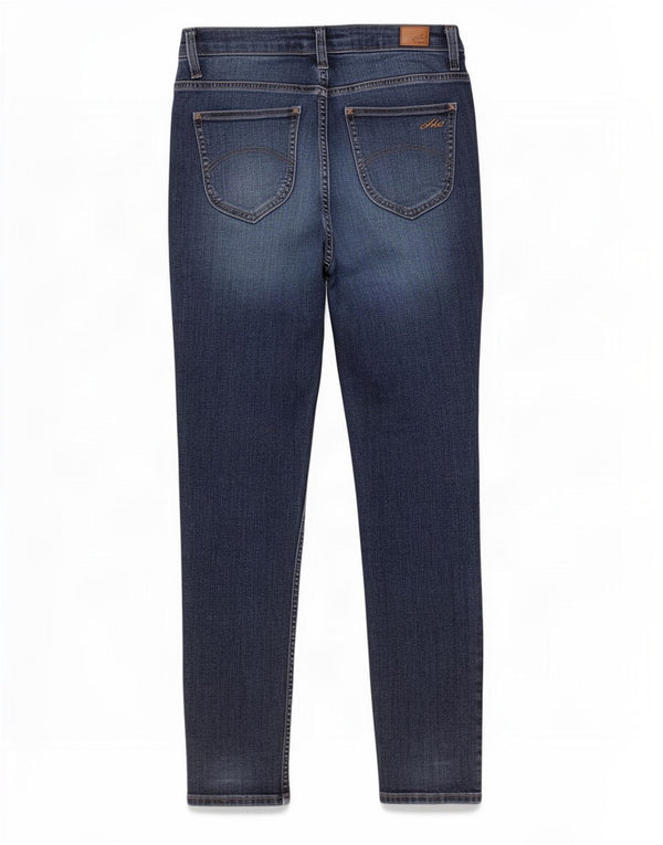 Blugi skinny pentru femei cu talie înaltă Lee W31 L28 bumbac albastru